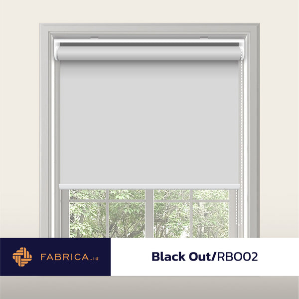 Roller blind blackout abu muda