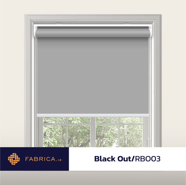 Roller blind blackout abu tua