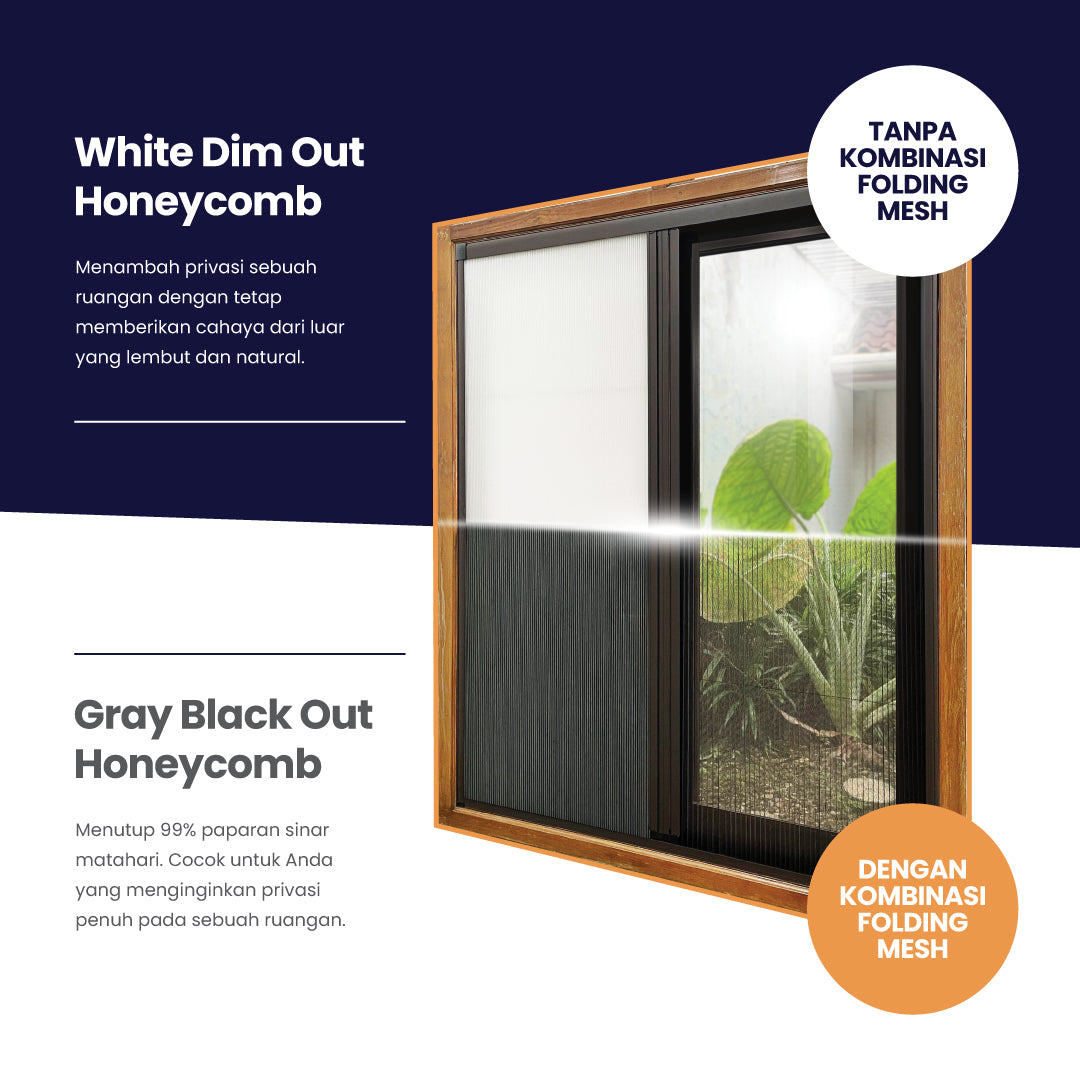 Fabrica Folding Honeycomb Window