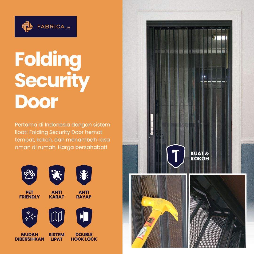 Folding Security Door – Fabrica - Main Image