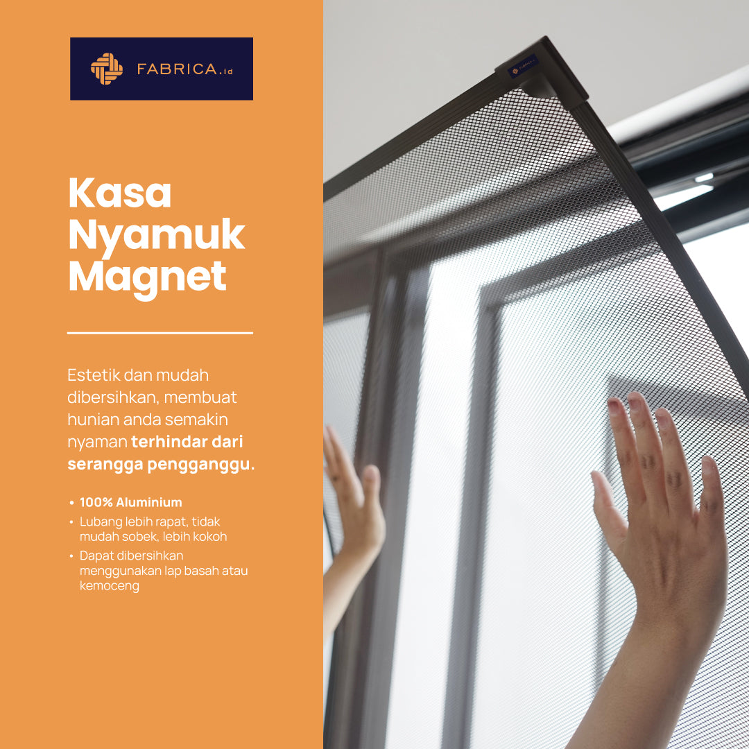 Kawat Nyamuk Magnet KAS2002 Putih
