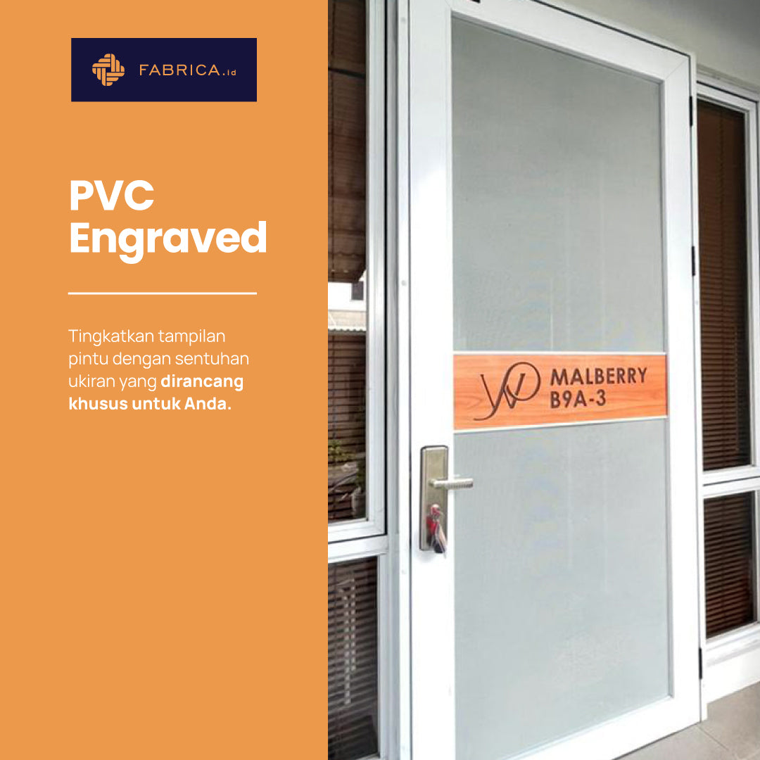 PVC Engraved (Add On) | Fabrica Indonesia
