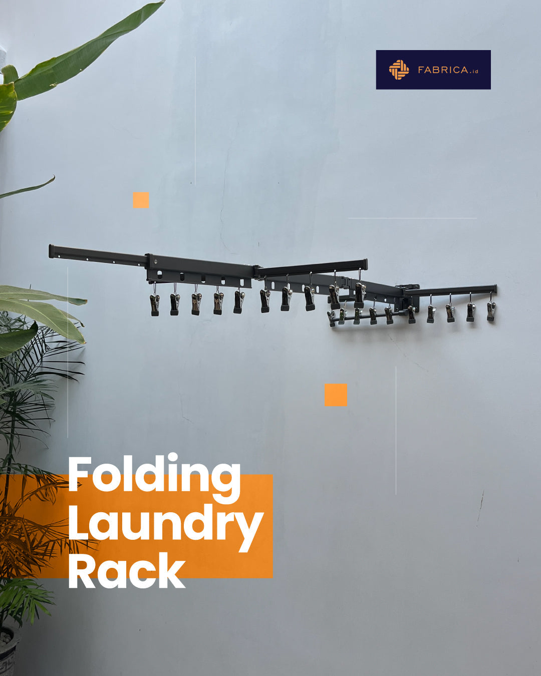 Folding Laundry Rack - Menjawab Kebutuhan Rumah Space Terbatas