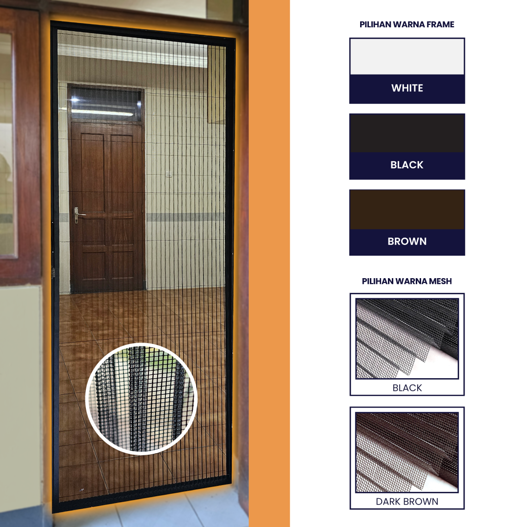 Folding Mesh Door
