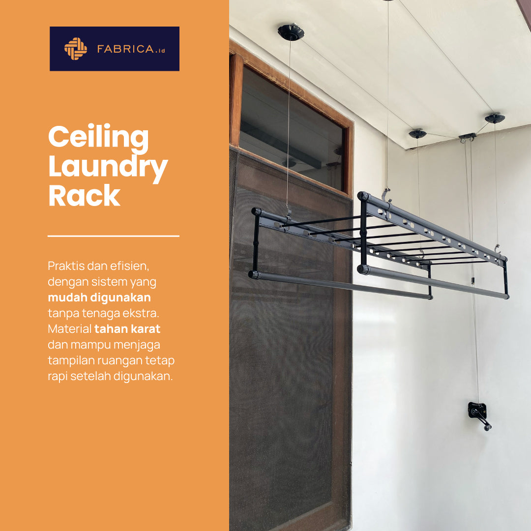 Ceiling Laundry Rack | Jemuran Gantung - Plafon