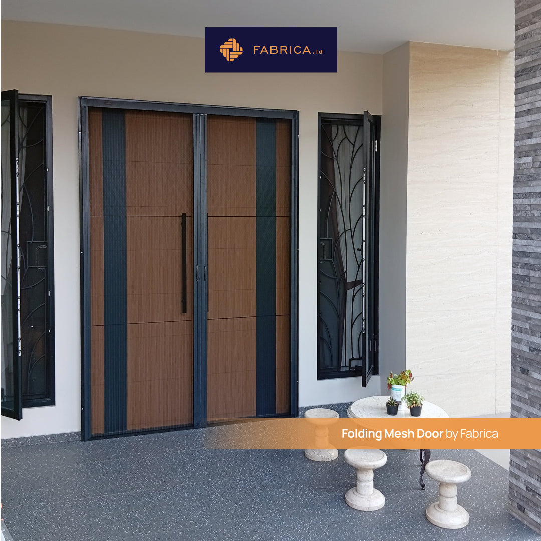 Folding Mesh Door