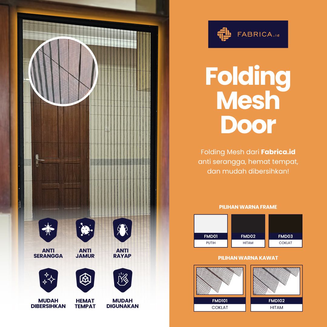 Folding Mesh Door