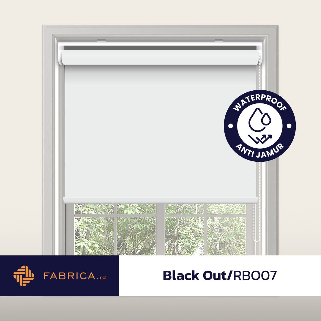 Roller Blinds Black Out Waterproof RBO07 Abu Muda