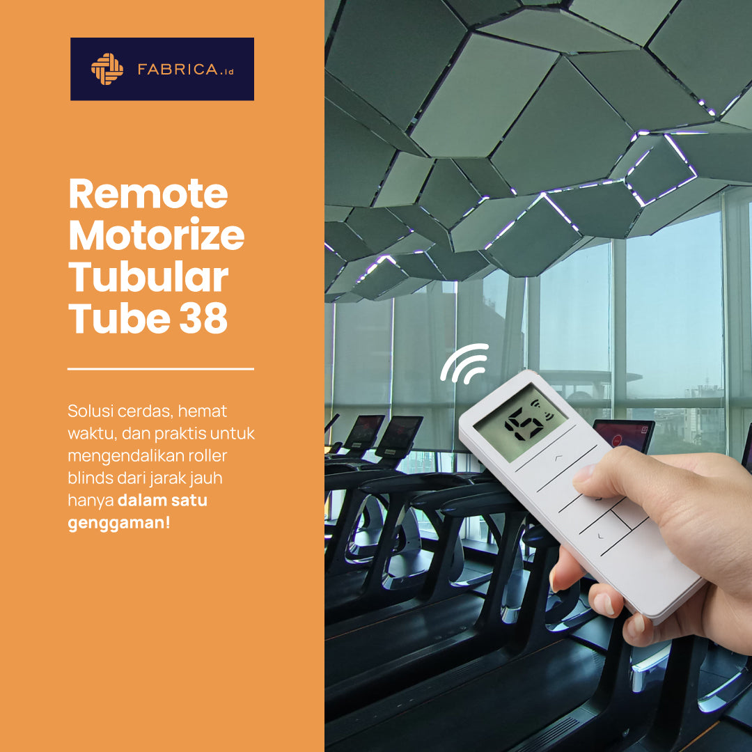 Fabrica Remote Motorize Tubular Tube 38