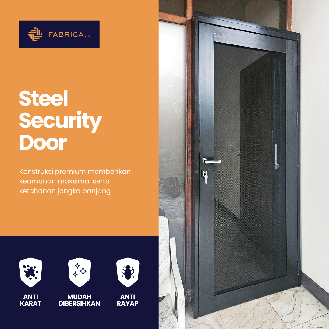 Fabrica Steel Security Door - Pintu Kasa Baja Kokoh Anti Karat