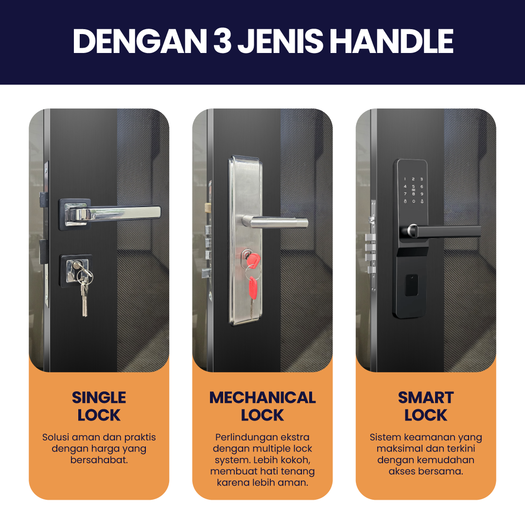 Fabrica Steel Security Door - Pintu Kasa Baja Kokoh Anti Karat